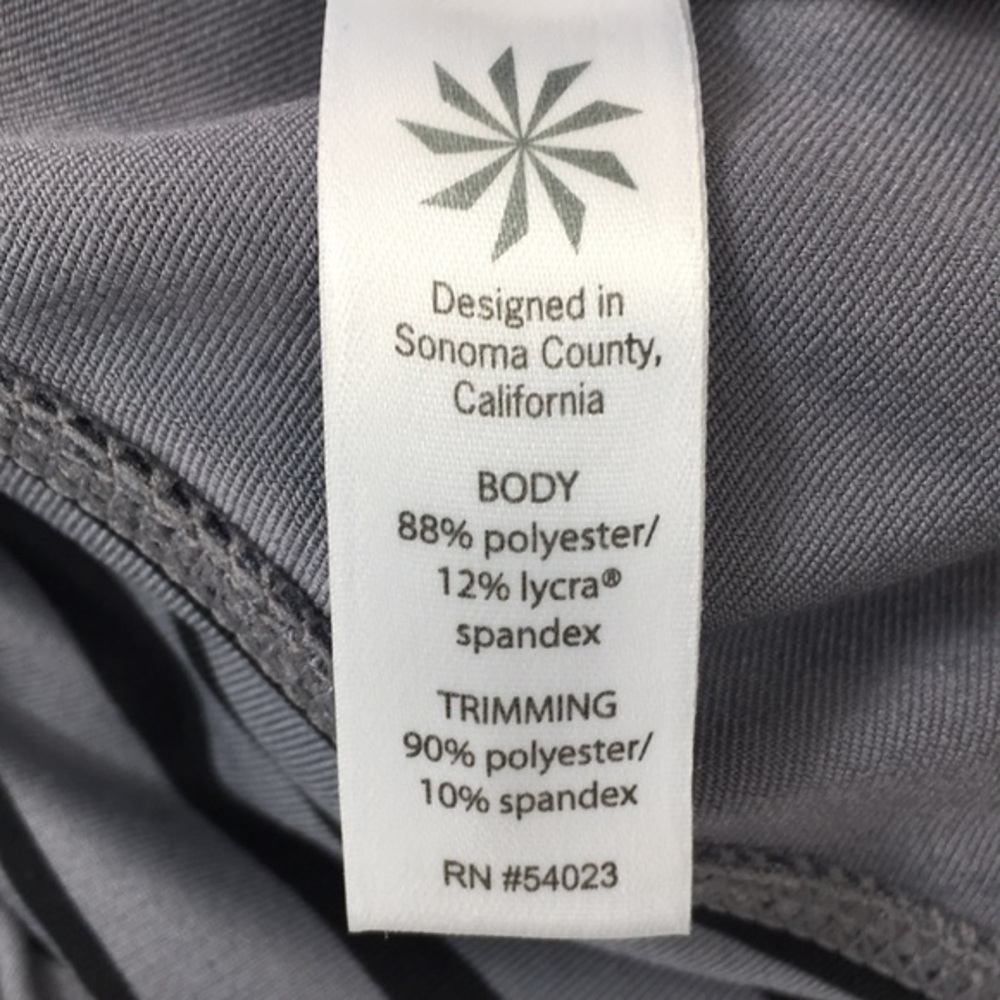 Athleta Gray Black Relay Striped Legging Womens XL Running - Picture 12 of 14